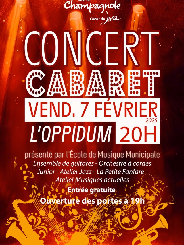 Concert Cabaret de l’École Municipale de Musique de Champagnole