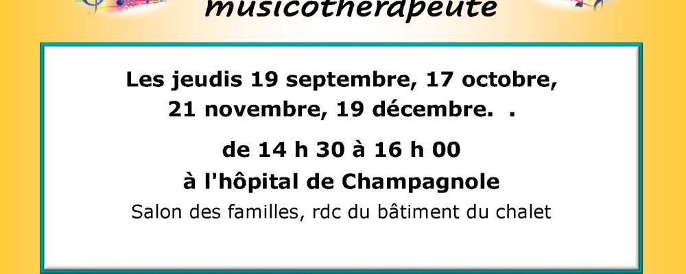 France Alzheimer Jura : Atelier Musicothérapie