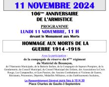 Cérémonie du 11 Novembre 2024