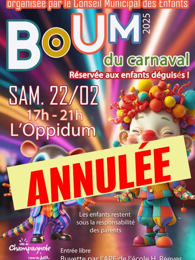 Boum du carnaval – Annulée