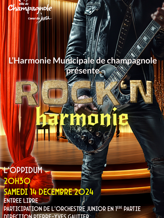 Concert de l’Harmonie Municipale : Rock’N harmonie !