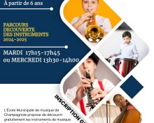 Parcours découverte des instruments 2024 – 2025