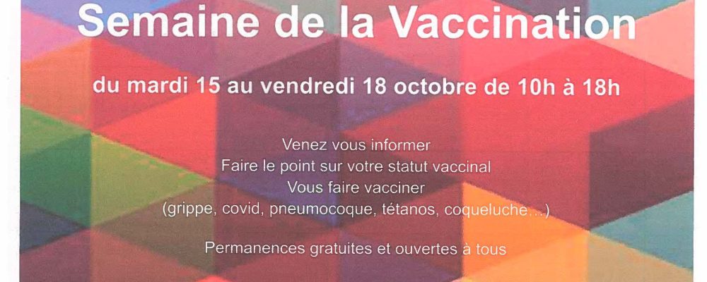 Semaine de la vaccination